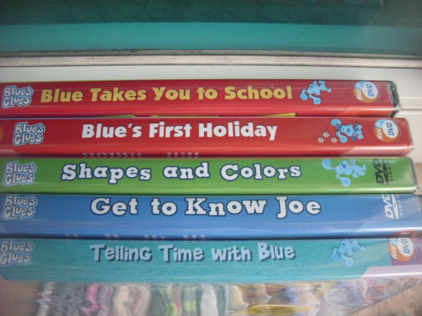 Huge LOT Blues Clues Authentic DVD Brand NEW SET B