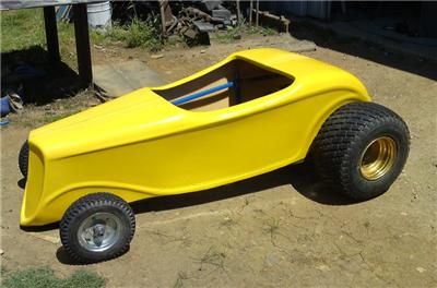  BRAND NEW 34 FORD TOT ROD ROADSTER BODY SHELL & PAINTED BARE CHASSIS