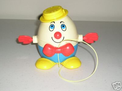 1971 Fisher Price Pull A Long Humpty Dumpty #736  
