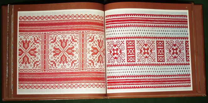 BOOK Slovakia Folk Embroidery Pattern peasant linen art  