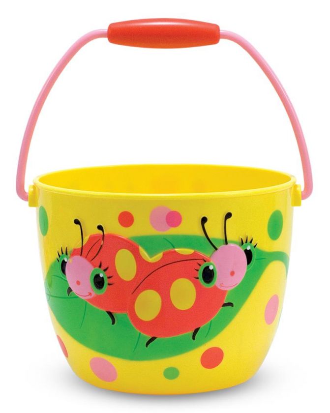 Melissa & Doug Ladybug Beach Sand Bucket Water Pail NEW  