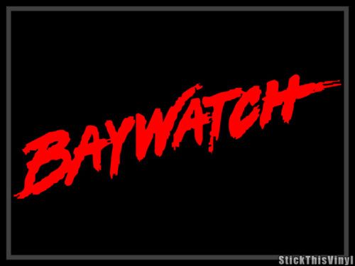 Baywatch Logo Pamela Anderson Decal Vinyl Sticker (2x)  