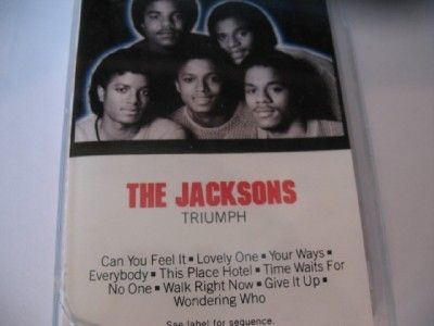 The Jacksons Triumph Album on Vintage Cassette  