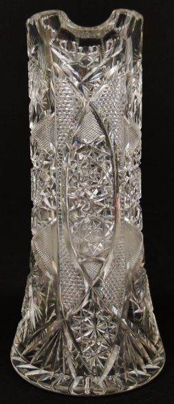 BEST Antique American Brilliant Cut Glass Crystal Tall Elegant 