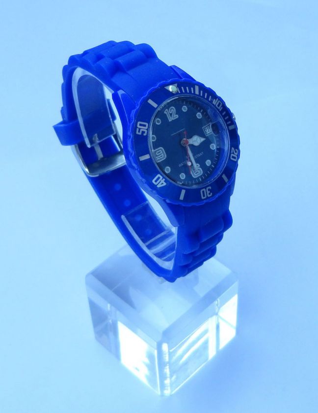 13 colors FASHION Silicone Rubber Quartz Wrist Watch Unisex With 