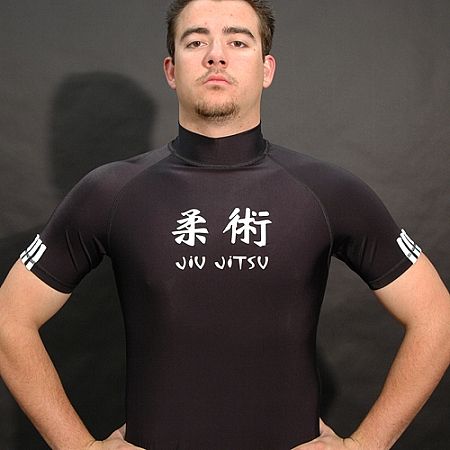 Adidas Jiu Jitsu Lycra Rashguard T Shirt  