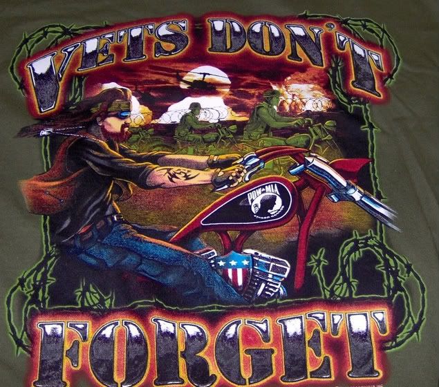 OD POW VETS DONT FORGET Mens Long Sleeve T shirt 2X  