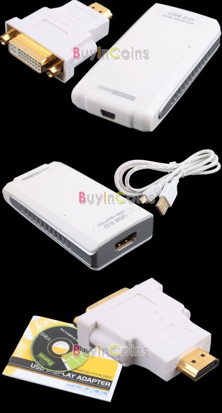 USB TO HDMI Audio Display Graphics Adapter 1920*1080 HD  