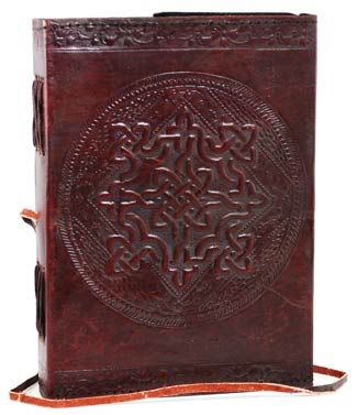 Celtic Knot Leather Blank Book Journal Book of Shadows  