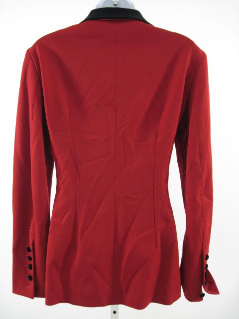 GIOGUERRERI Red Wool Blend Blazer Jacket Sz 44  
