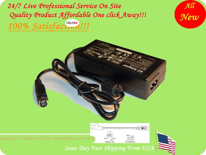Pin AC Adapter For Gateway Profile 3 ADP 80AB 6500504  