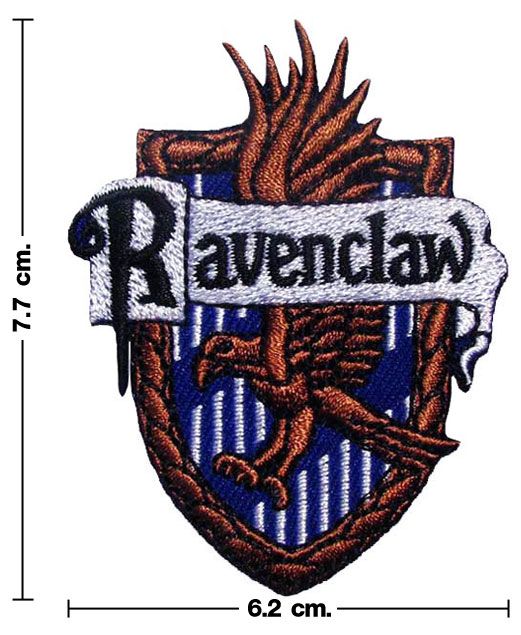Harry Potter House RAVENCLAW Crest Emblem Embroidery Stick Iron On 