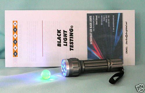 UV HVAC Fluid Leak Detector 12 LED Black Light + 3 Gift  