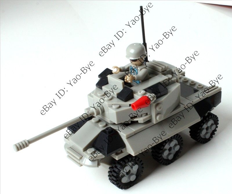   gray prowess Main battle tanks boy childrens building toys gift  